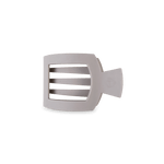 Square Flat Hair Clip - Small - Silver Flames Hair Accessories Teleties