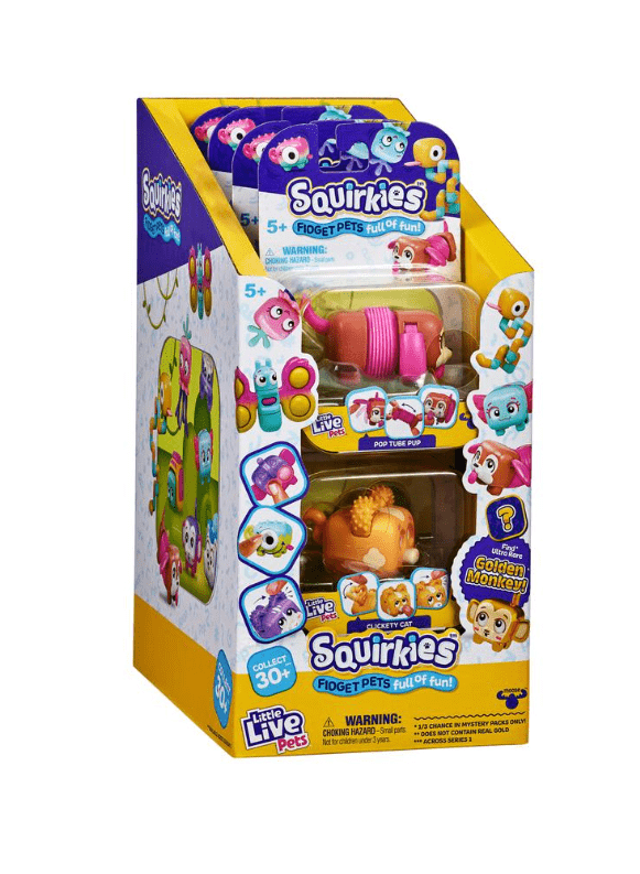 Squirkies Fidget Pets - Assorted Toys License 2 Play