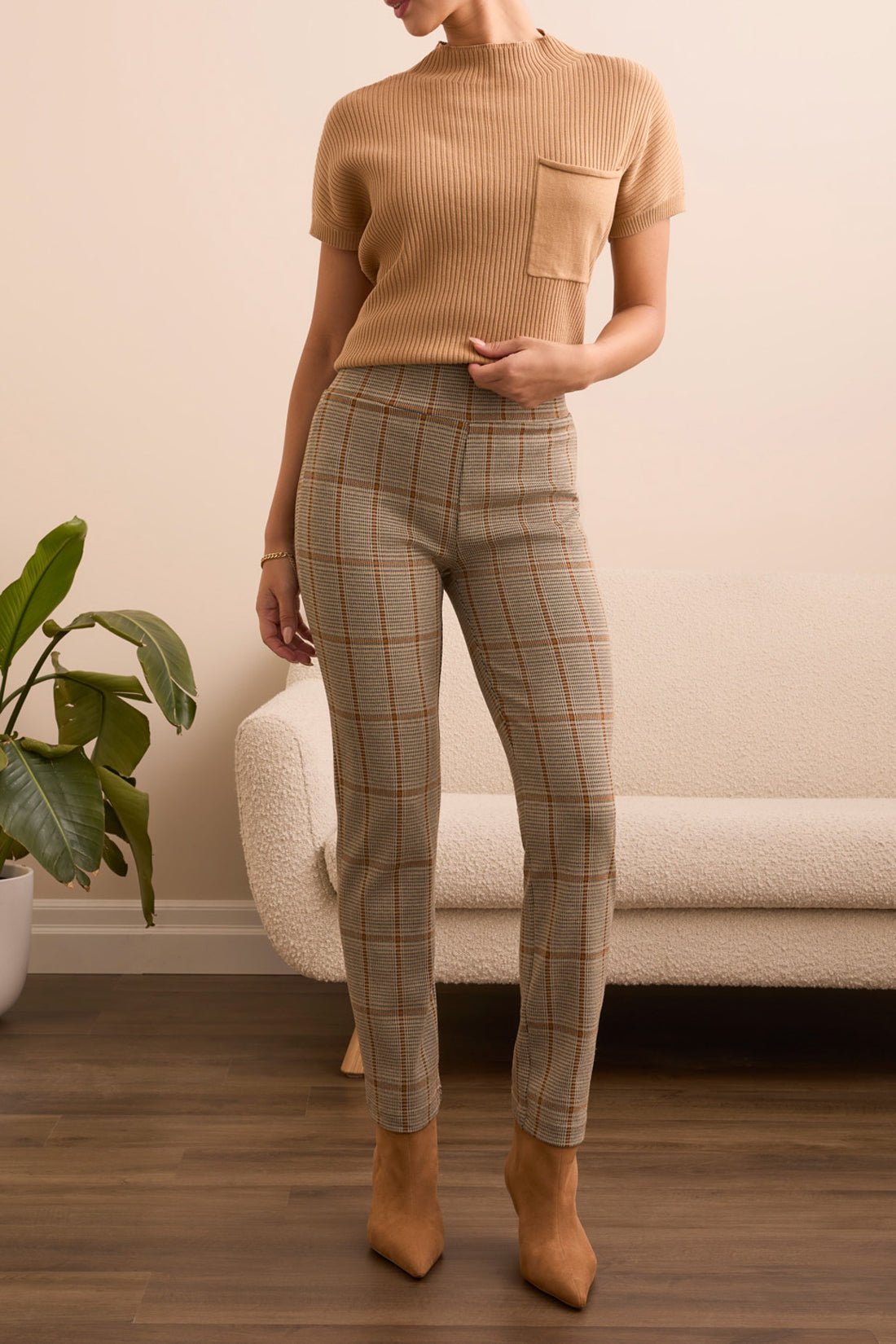 S/S Dolman Sweater w/ Pocket - Ice Latte Sweaters Tribal