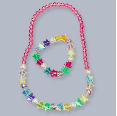 Star Necklace & Bracelet Set Kids Jewelry Jeanine's Enterprises