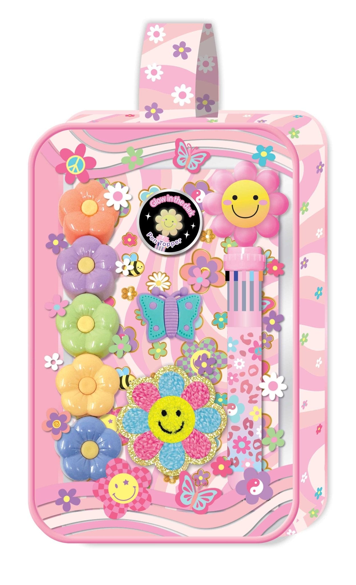 Stationery Essentials - Groovy Flowers Kids Misc Accessories Hot Focus