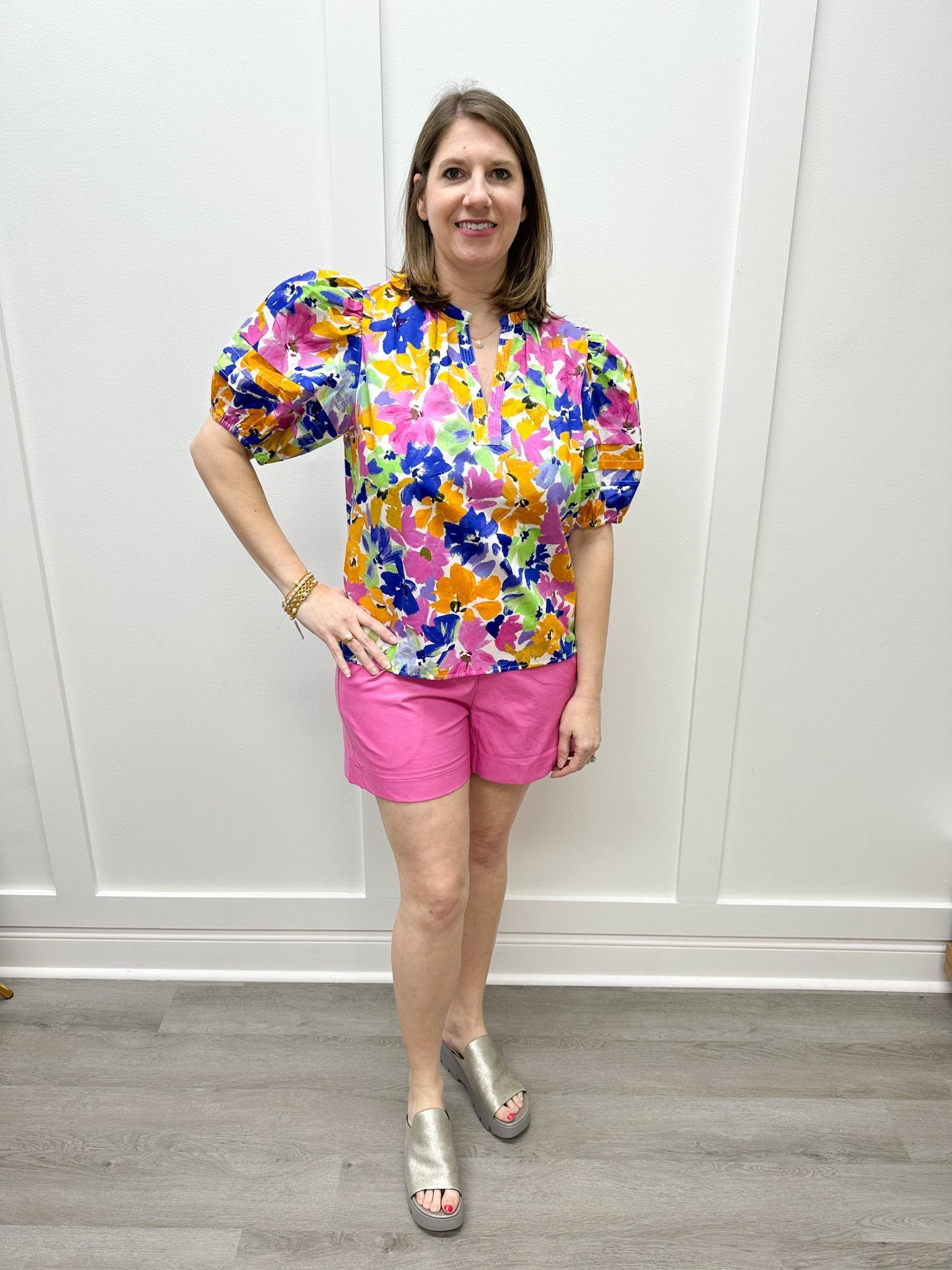 Stevie Vegan Leather Shorts - Cheeky Pink Shorts Tyler Boe