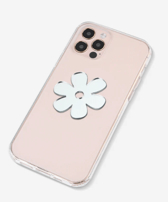 Stick-On Mirror Phone Decal - Flower Misc Accessories Ellie Rose