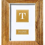 Striated Textured Frame - 5x7 Home Decor Two's Company