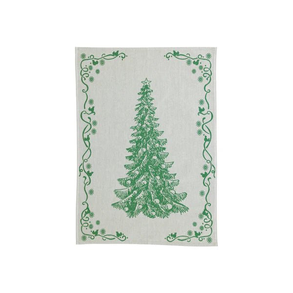 Strofinaccio Green Tree Dish Towels - Set of 2 Seasonal Vietri
