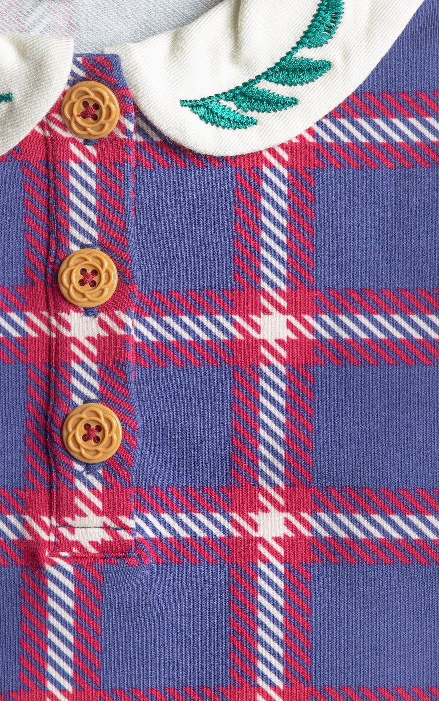 Studious Dress - Windowpane Plaid Girls Play Dresses Finding Foxtale
