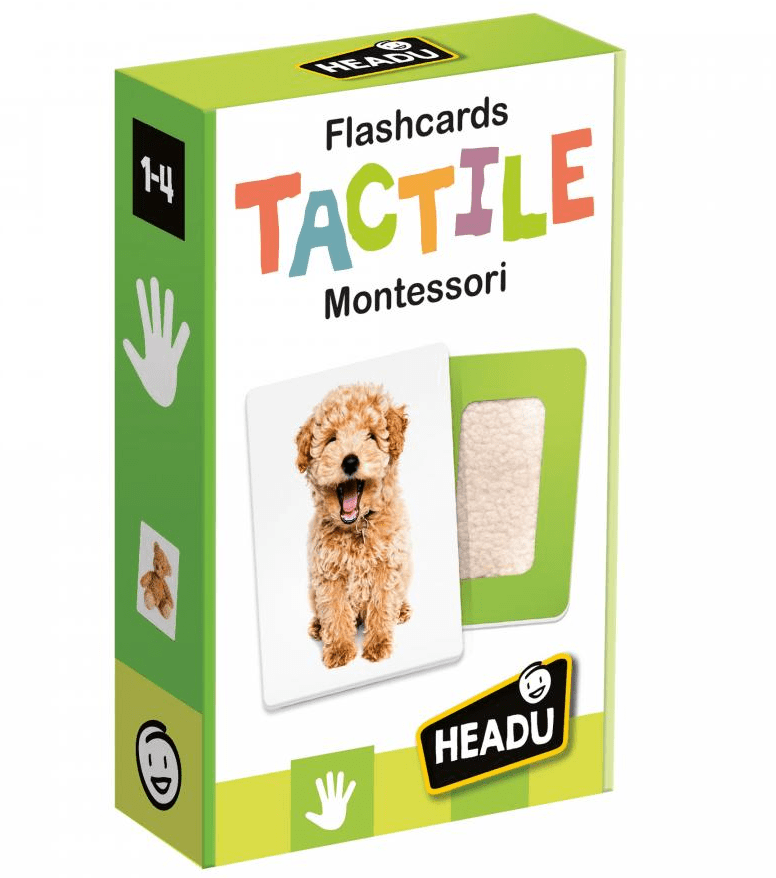 Tactile Montessori Flashcards Toys Headu