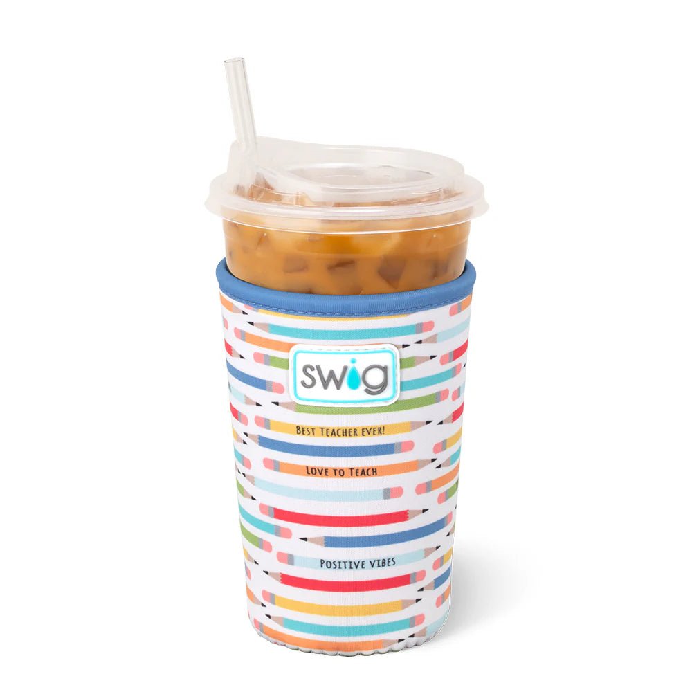 Teacher Life Iced Cup Coolie 22 oz Kitchen + Entertaining Swig