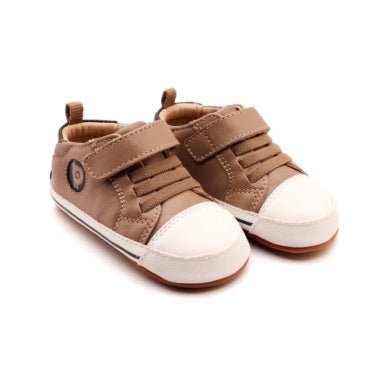 Team Bub - Taupe/Navy Boys Shoes Old Soles