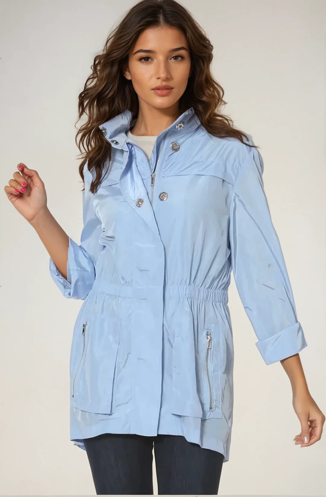 Tess - Lt. Blue Outerwear Ciao Milano