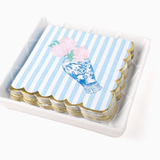 Textured Beverage Napkin Tray - White Home Decor 8 Oak Lane