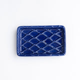 Textured Soap Dish - Navy Kitchen + Entertaining 8 Oak Lane