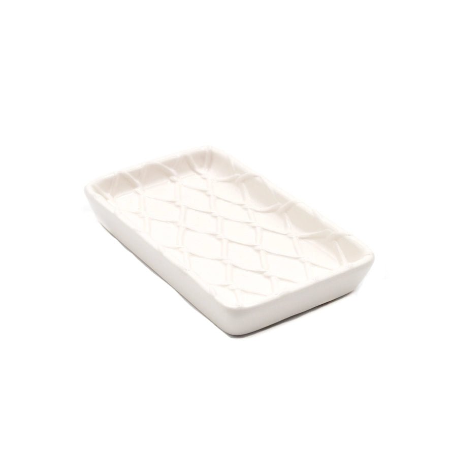 Textured Soap Dish - White Home Decor 8 Oak Lane