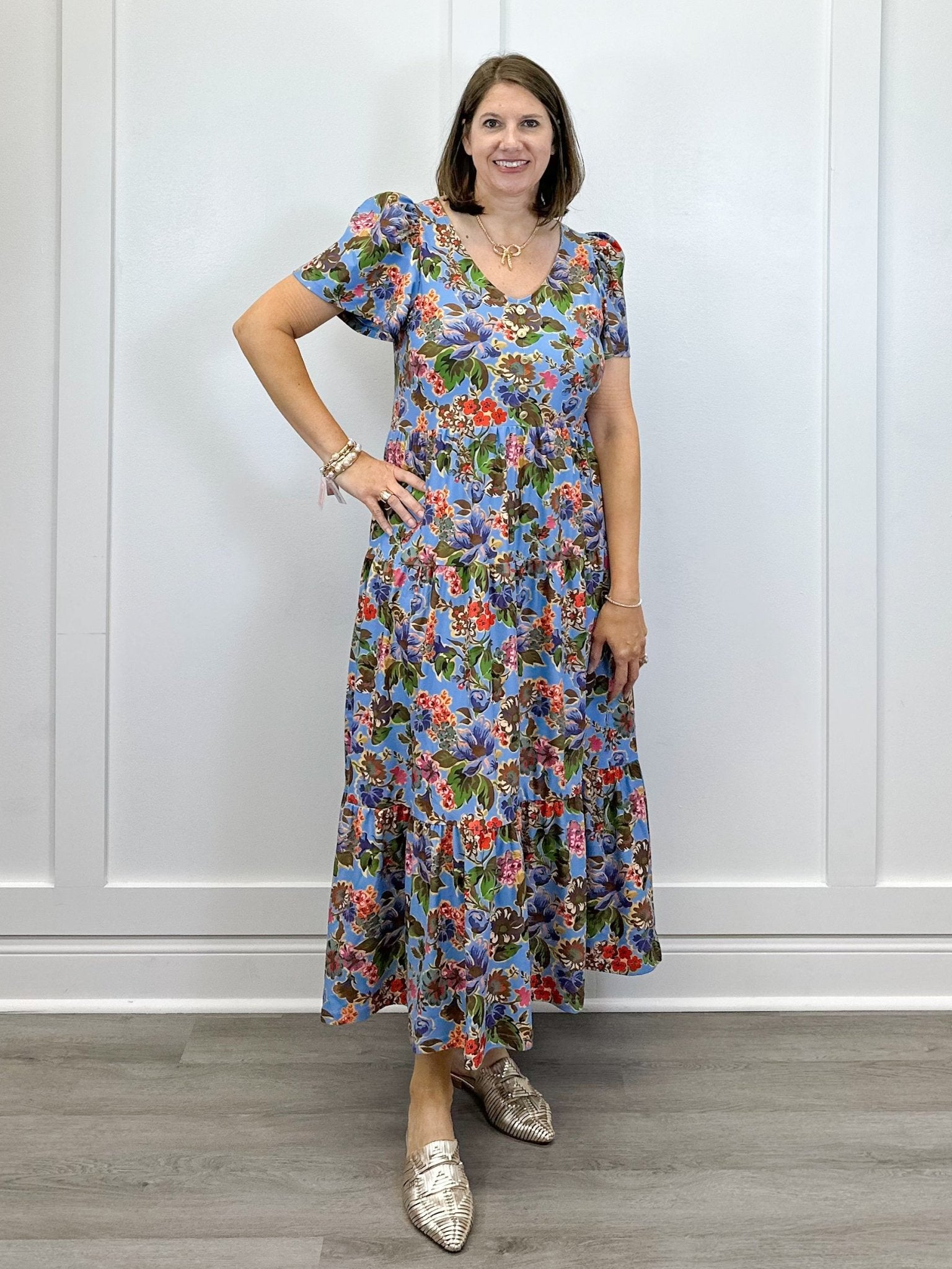 The Agatha Dress - Antique Petals Long Dresses Smith & Quinn