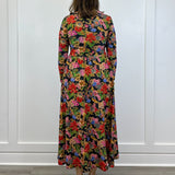 The Clover Dress - Midnight Petals - Sugar Babies Children's Boutique/Meg's Shoppe
