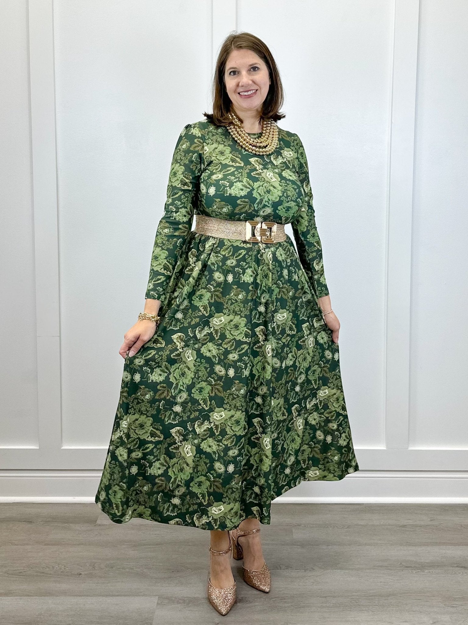 The Clover Dress - Rosemary Meadow - Sugar Babies Children's Boutique/Meg's Shoppe