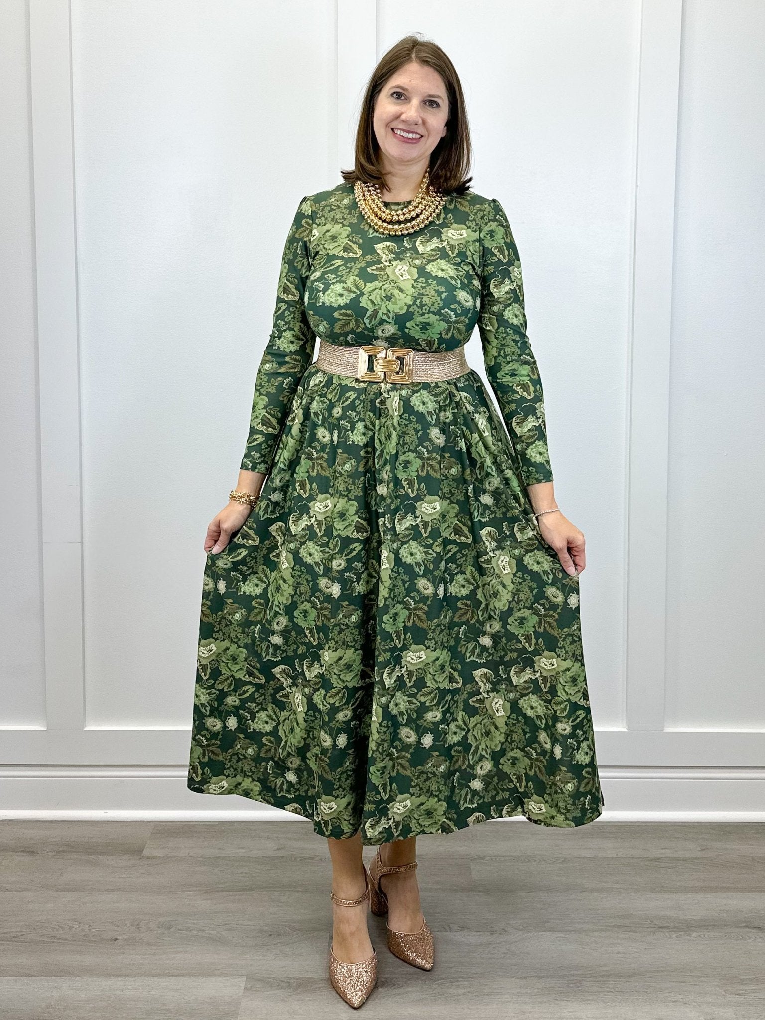 The Clover Dress - Rosemary Meadow - Sugar Babies Children's Boutique/Meg's Shoppe