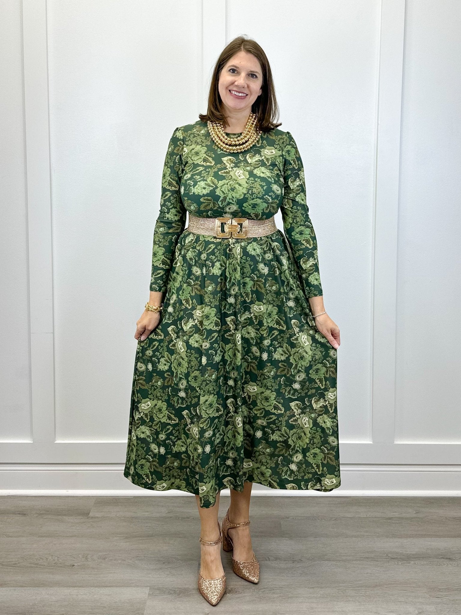 The Clover Dress - Rosemary Meadow - Sugar Babies Children's Boutique/Meg's Shoppe