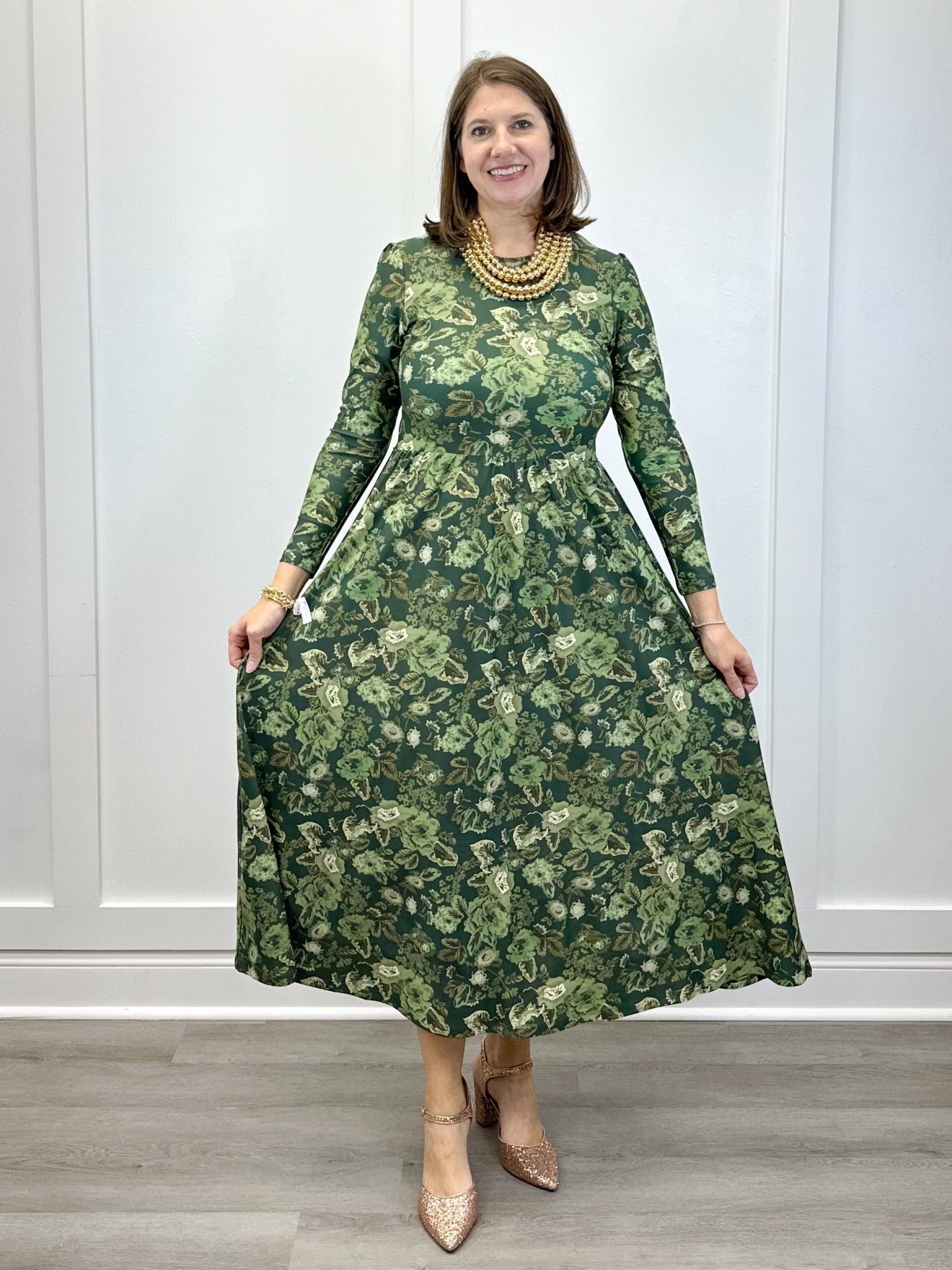 The Clover Dress - Rosemary Meadow - Sugar Babies Children's Boutique/Meg's Shoppe