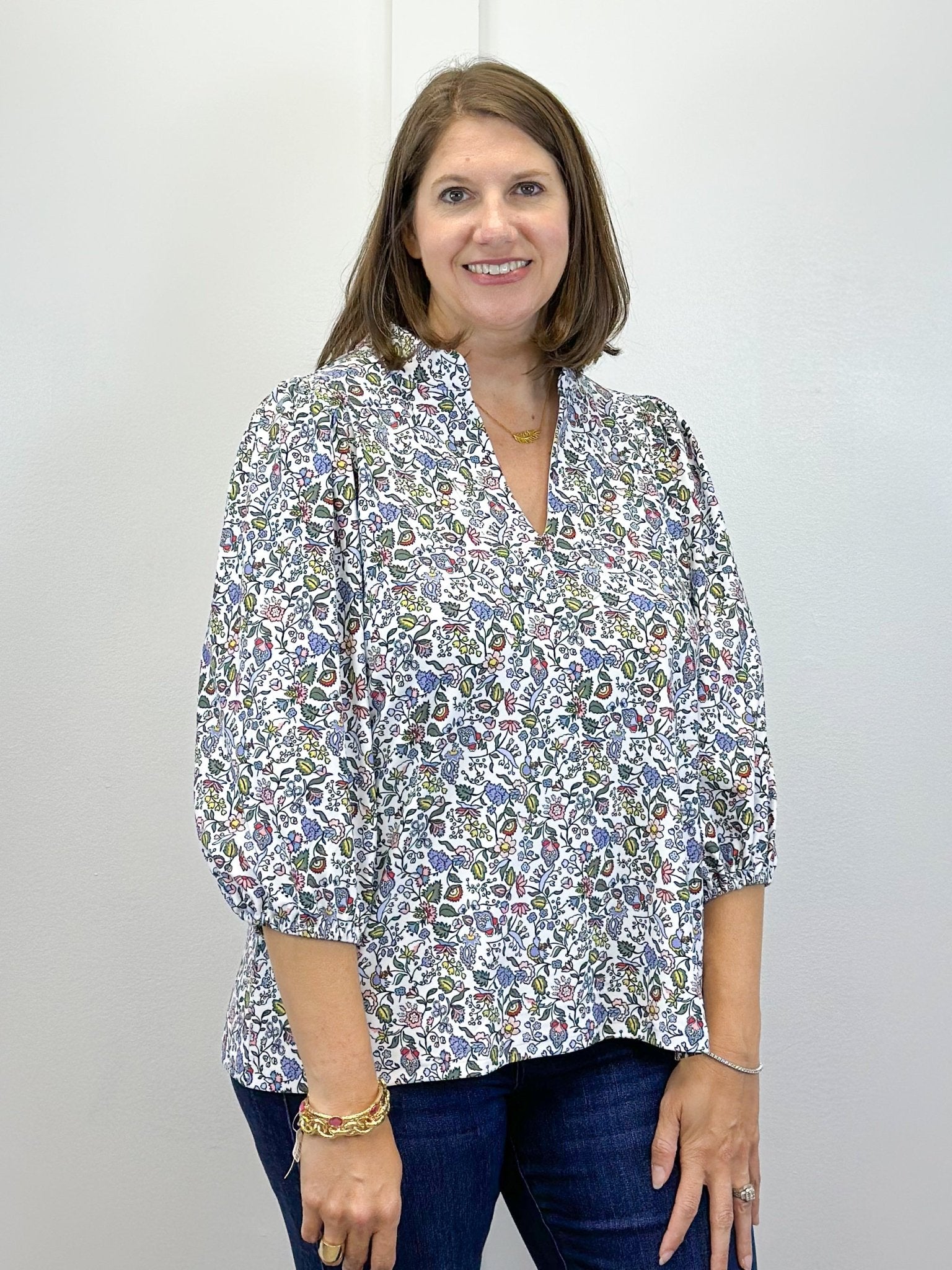 The Eliza Top - Little Flowers Tops Smith & Quinn