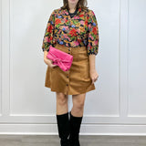 The Eliza Top - Midnight Petals - Sugar Babies Children's Boutique/Meg's Shoppe