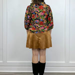 The Eliza Top - Midnight Petals - Sugar Babies Children's Boutique/Meg's Shoppe