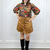 The Eliza Top - Midnight Petals - Sugar Babies Children's Boutique/Meg's Shoppe