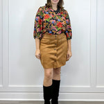 The Eliza Top - Midnight Petals - Sugar Babies Children's Boutique/Meg's Shoppe
