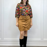 The Eliza Top - Midnight Petals - Sugar Babies Children's Boutique/Meg's Shoppe