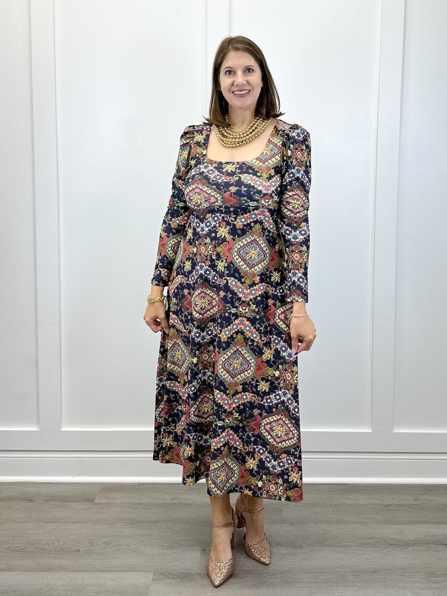 The Isadore Dress - Autumn Tapestry - Sugar Babies Children's Boutique/Meg's Shoppe
