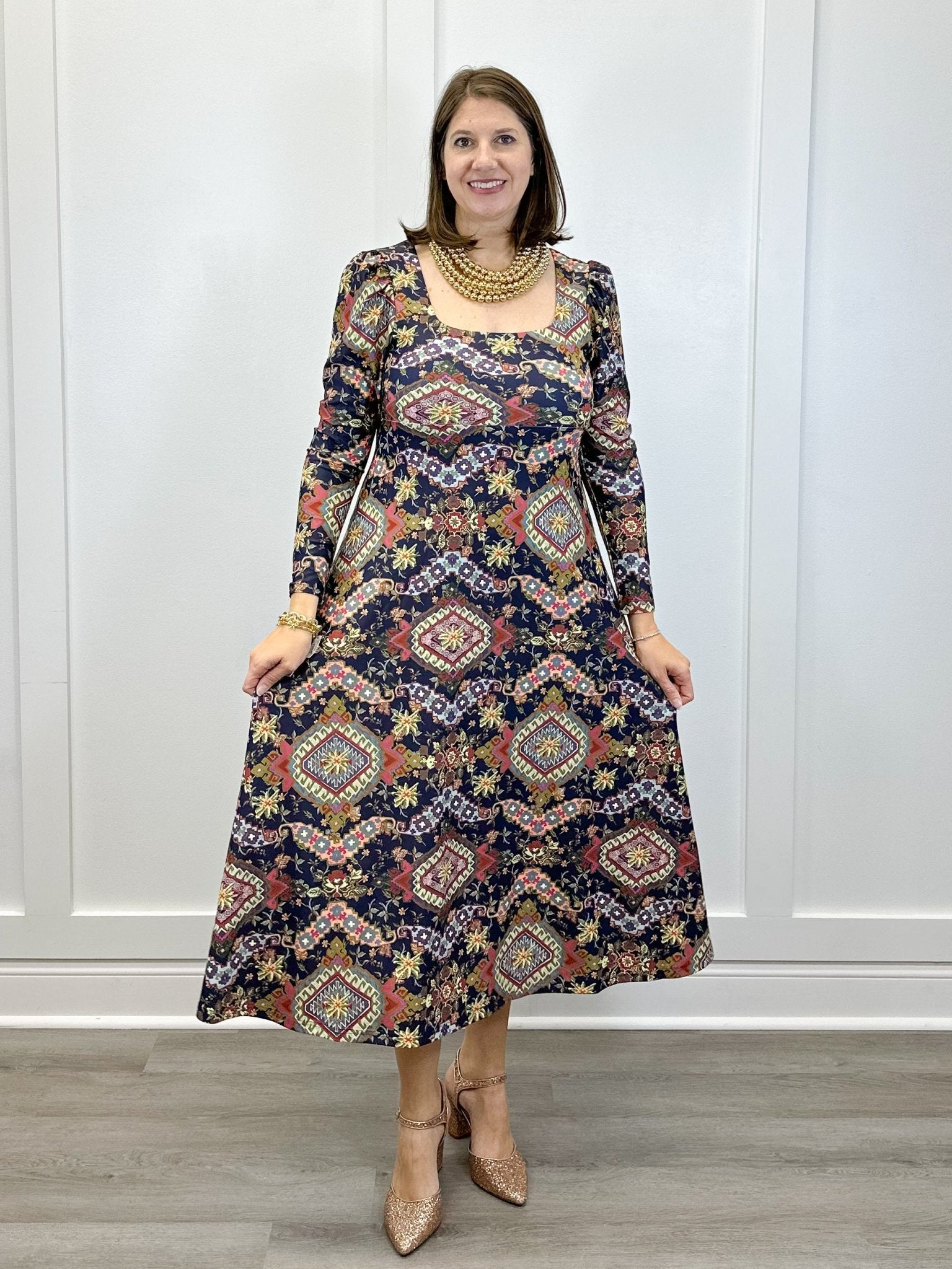 The Isadore Dress - Autumn Tapestry - Sugar Babies Children's Boutique/Meg's Shoppe