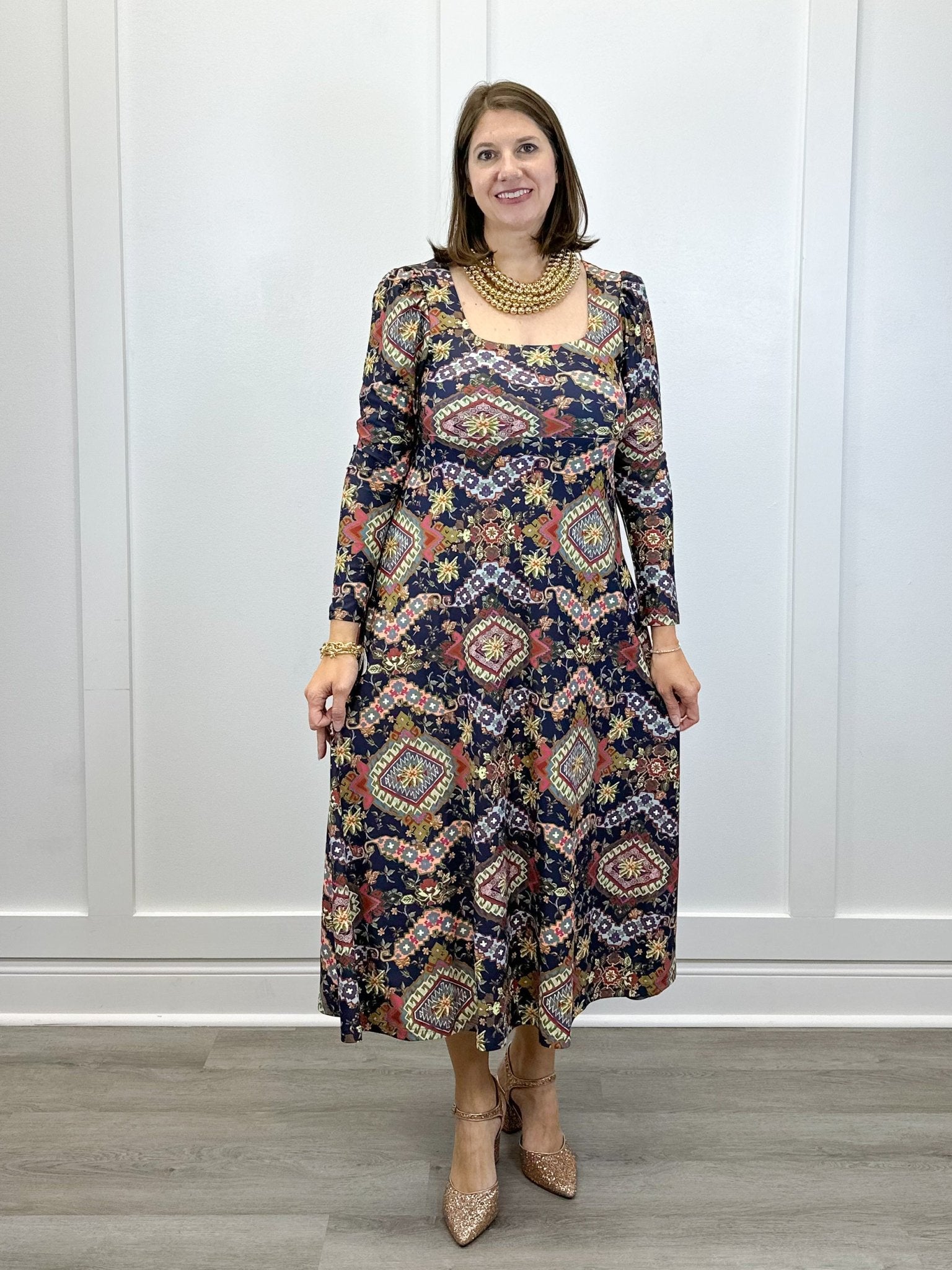 The Isadore Dress - Autumn Tapestry - Sugar Babies Children's Boutique/Meg's Shoppe