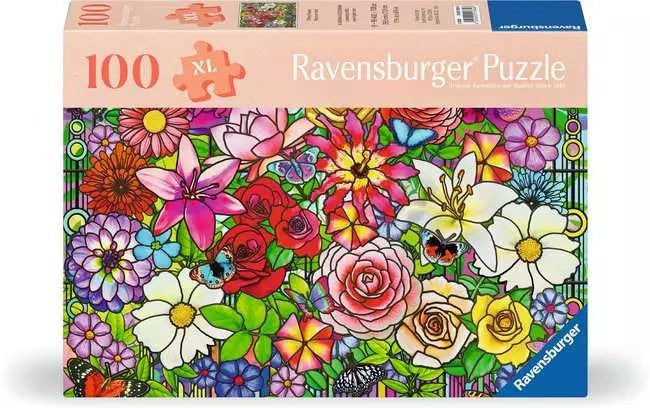 Tiffany Flowers 100 Piece Puzzle Toys Ravensburger