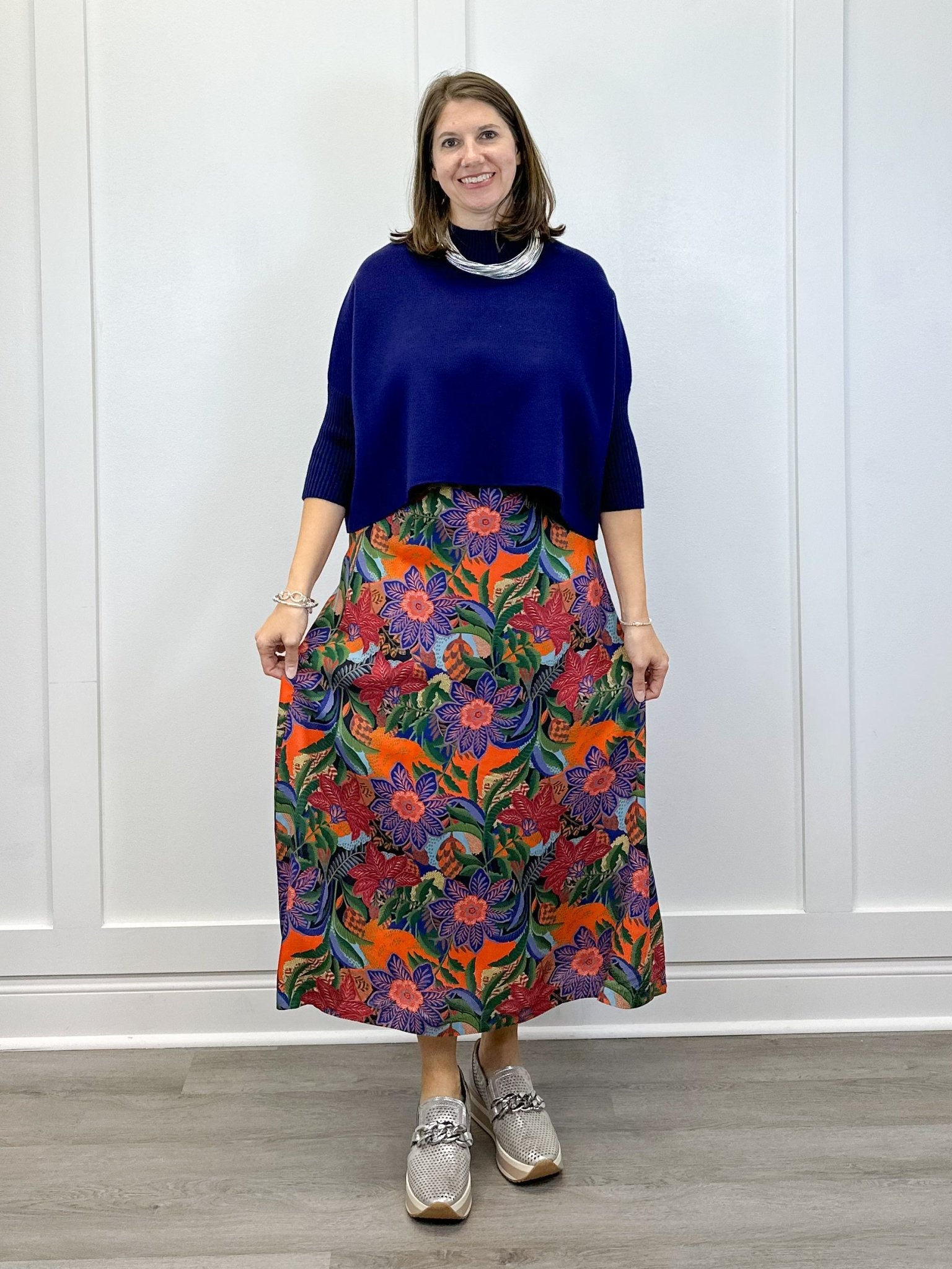 Tiffany Skirt - Autumn Floral Skirts Briton Court