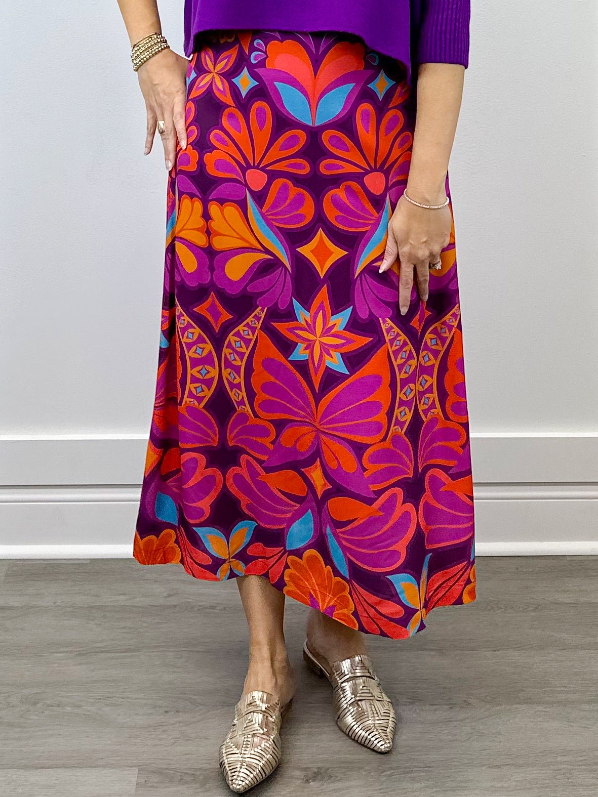 Tiffany Skirt - Purple