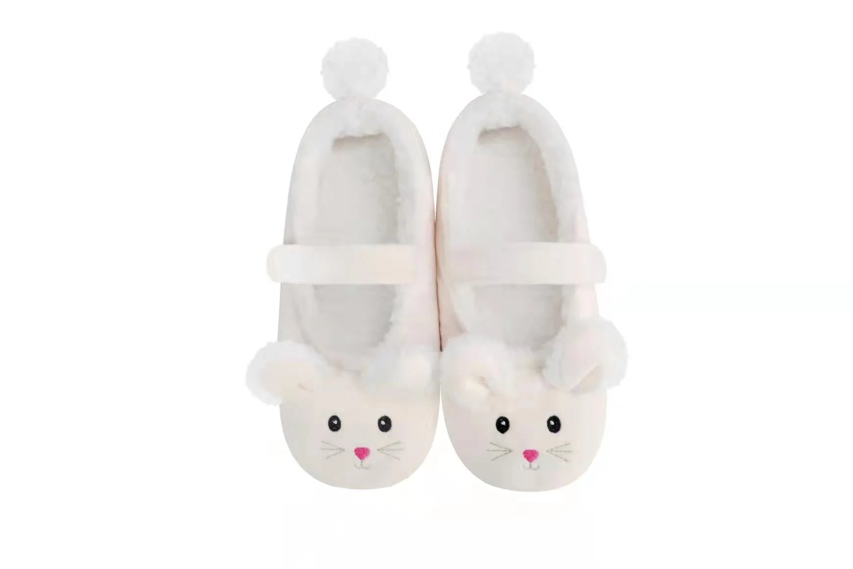 Toddler Mary Jane Animal Snoozies - Bunny Kids Misc Accessories Snoozies