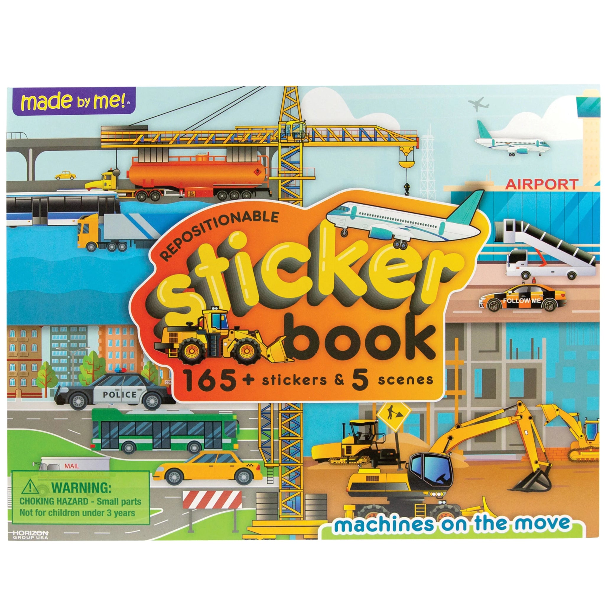 Transportation Sticker Book Toys U.S. Toy Company