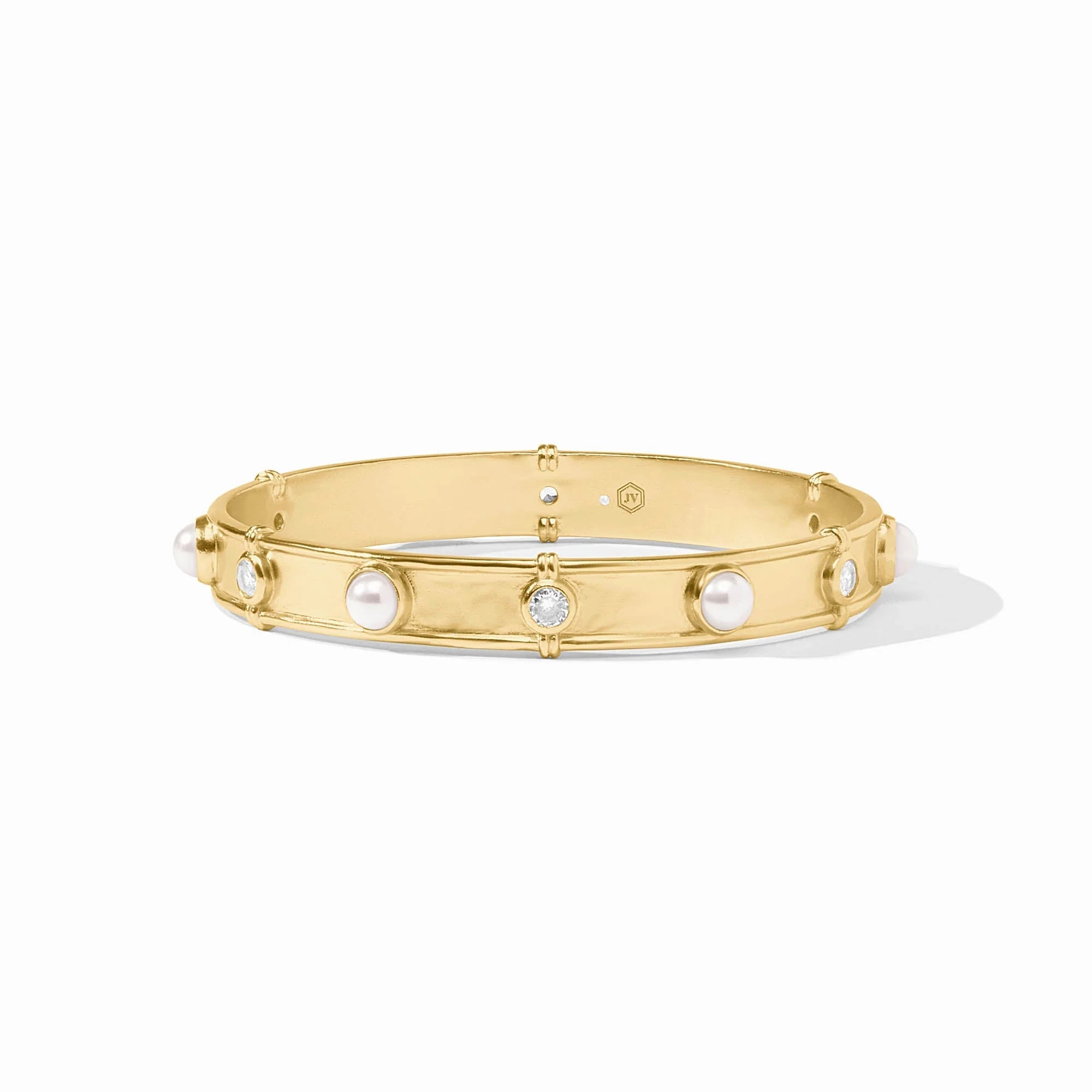Tribeca Bangle - Pearl - Large Bracelets Julie Vos