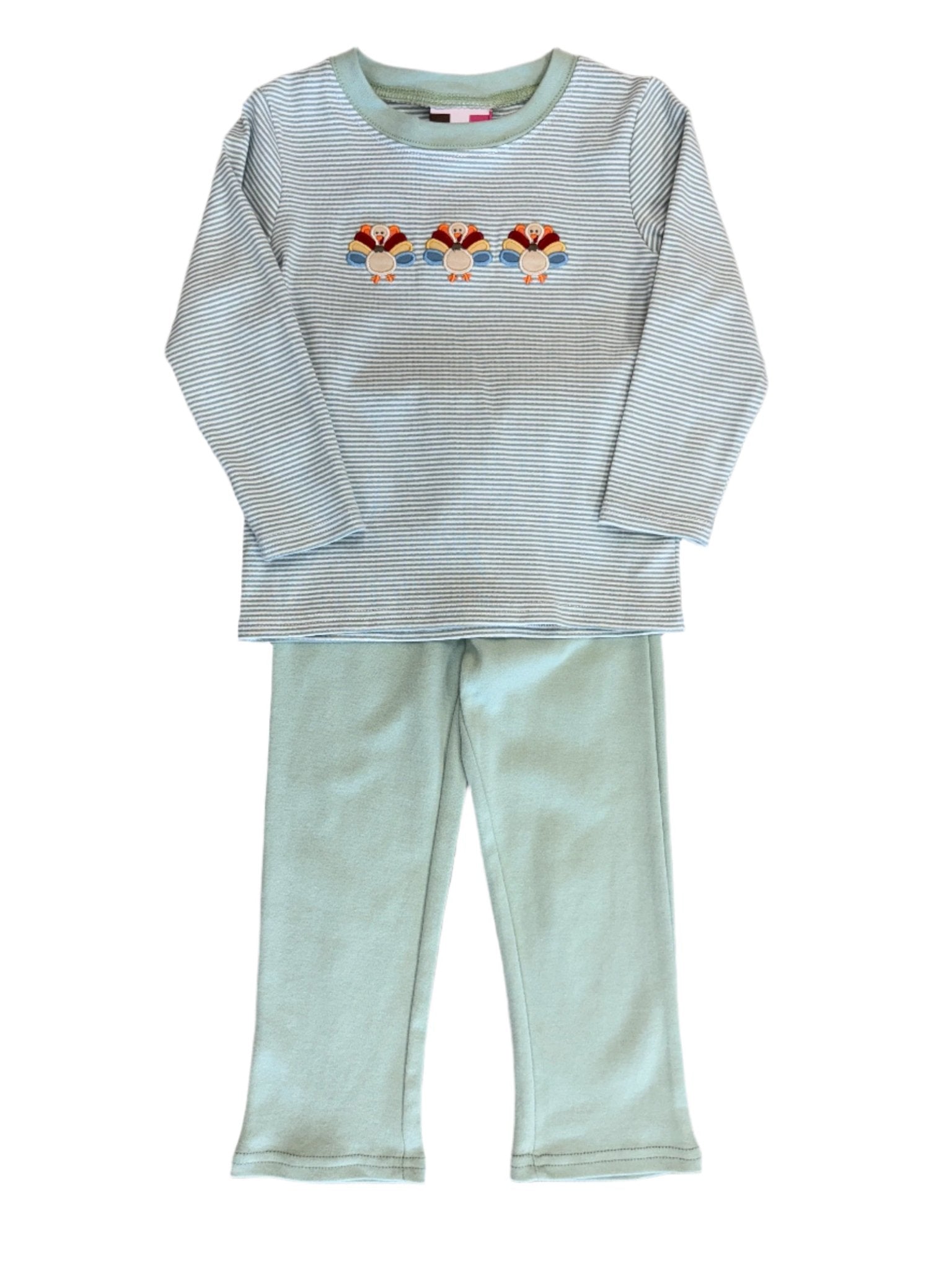 Turkey Applique Boys Pant Set Boys Sets Banana Split