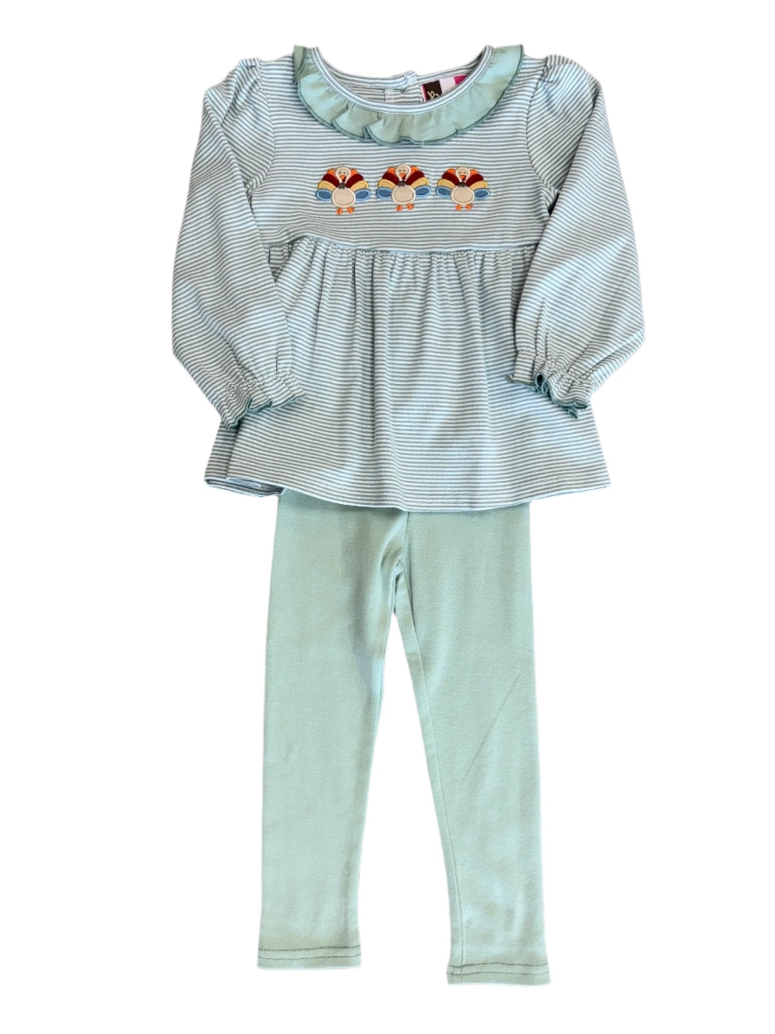 Turkey Applique Legging Set Girls Sets Banana Split