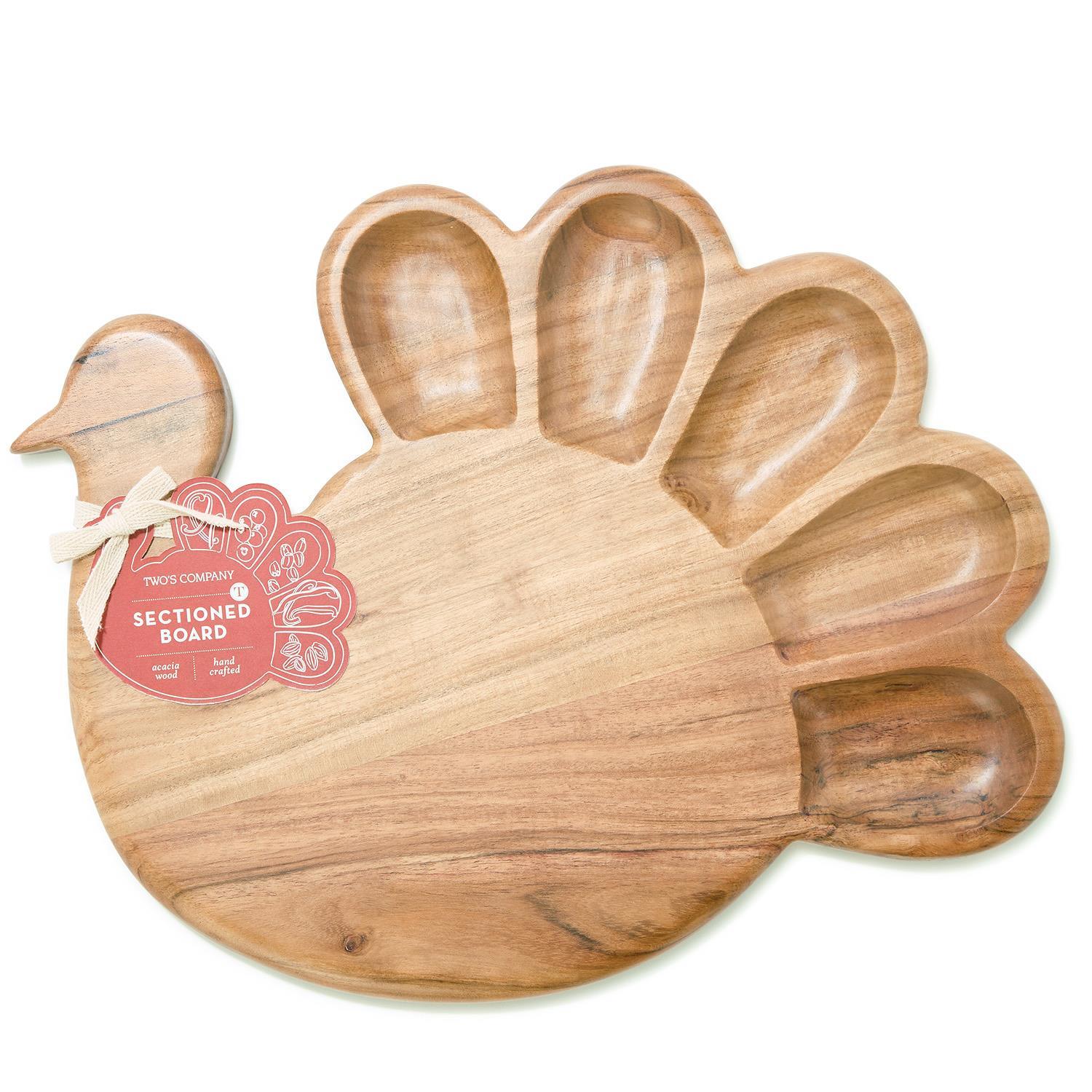 Turkey Sectional Charcuterie Board Seasonal Two's Company