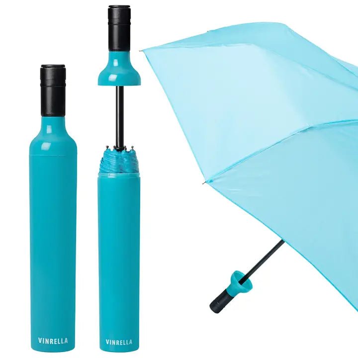 Turquoise Bottle Umbrella Misc Accessories Vinrella