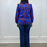 Twilight Petals Top - Blue Tops Jodifl