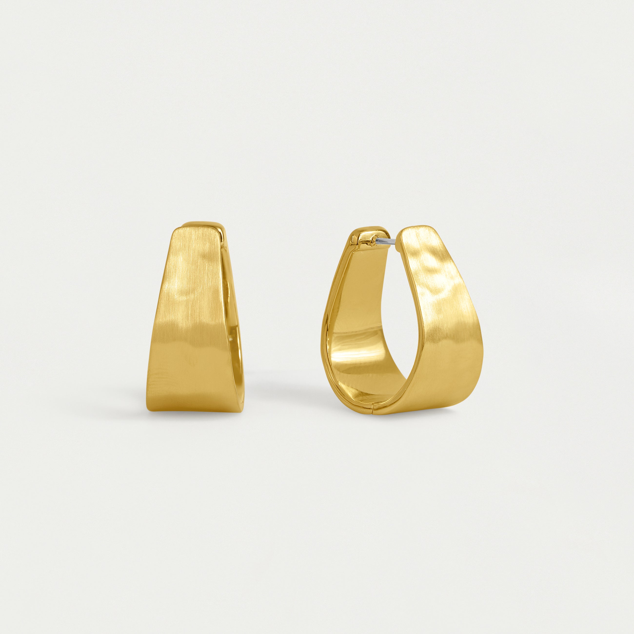 Mara Hinged Hoops - Gold Earrings Dean Davidson