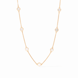 Valencia Delicate Station Necklace - Mother of Pearl Necklaces Julie Vos