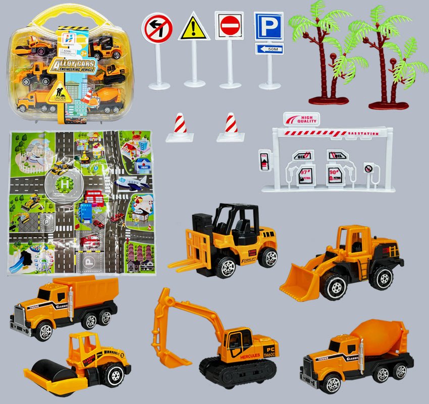 Vehicle Alloy Construction Multi Pack - Sugar Babies Children's Boutique/Meg's Shoppe