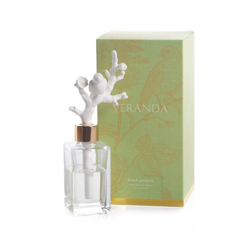 Veranda Porcelain Diffuser - Bird On Branch - French Gardenia Candles Zodax