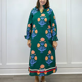 Verdant Garden Dress - Hunter Green Long Dresses Jodifl