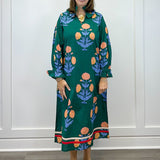 Verdant Garden Dress - Hunter Green Long Dresses Jodifl