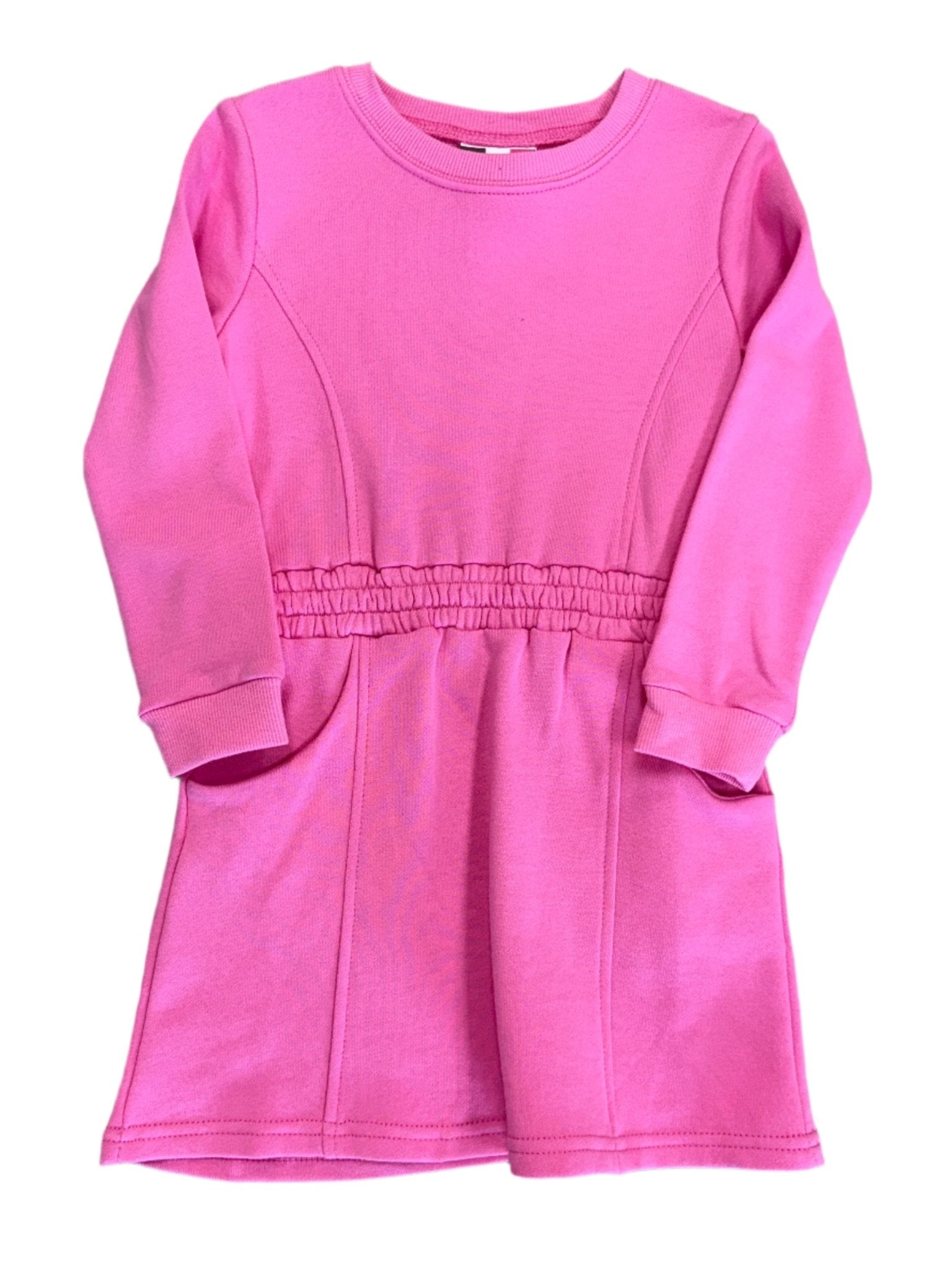 Vivi Sweatshirt Dress - Pink Girls Play Dresses Banana Split